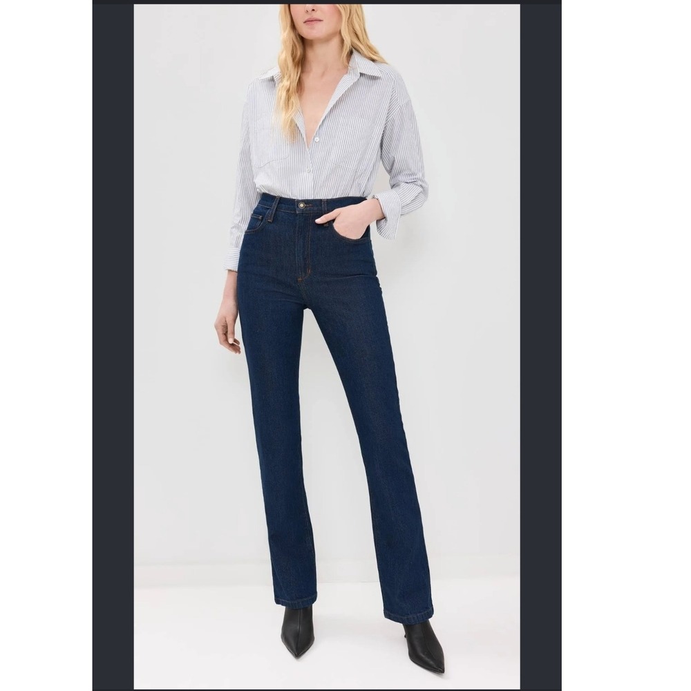 Favorite Daughter The Valentina Boot Super High Rise Slim Mini Bootcut Jeans- 28